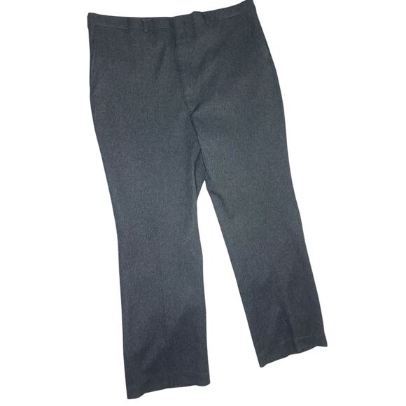 Vintage Men's Sears Perma Prest Full Fit Blue Dress Slacks W42xL32 - Picture 1 of 5